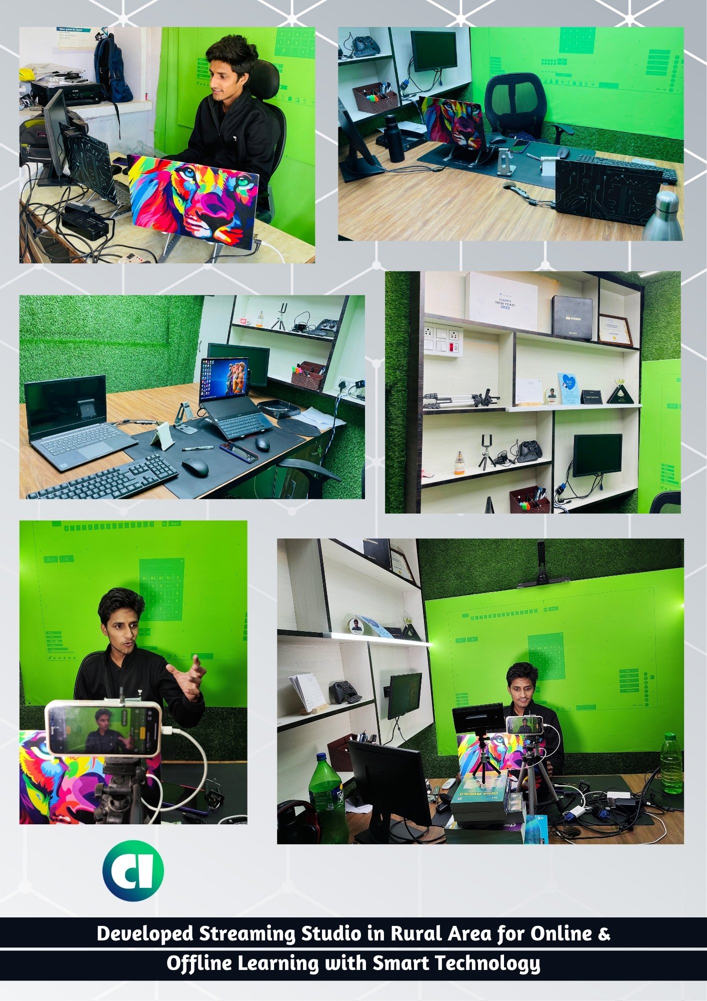 Sachin Pareek Developed a Smart Streaming Studio in a Rural Area for Modern Education