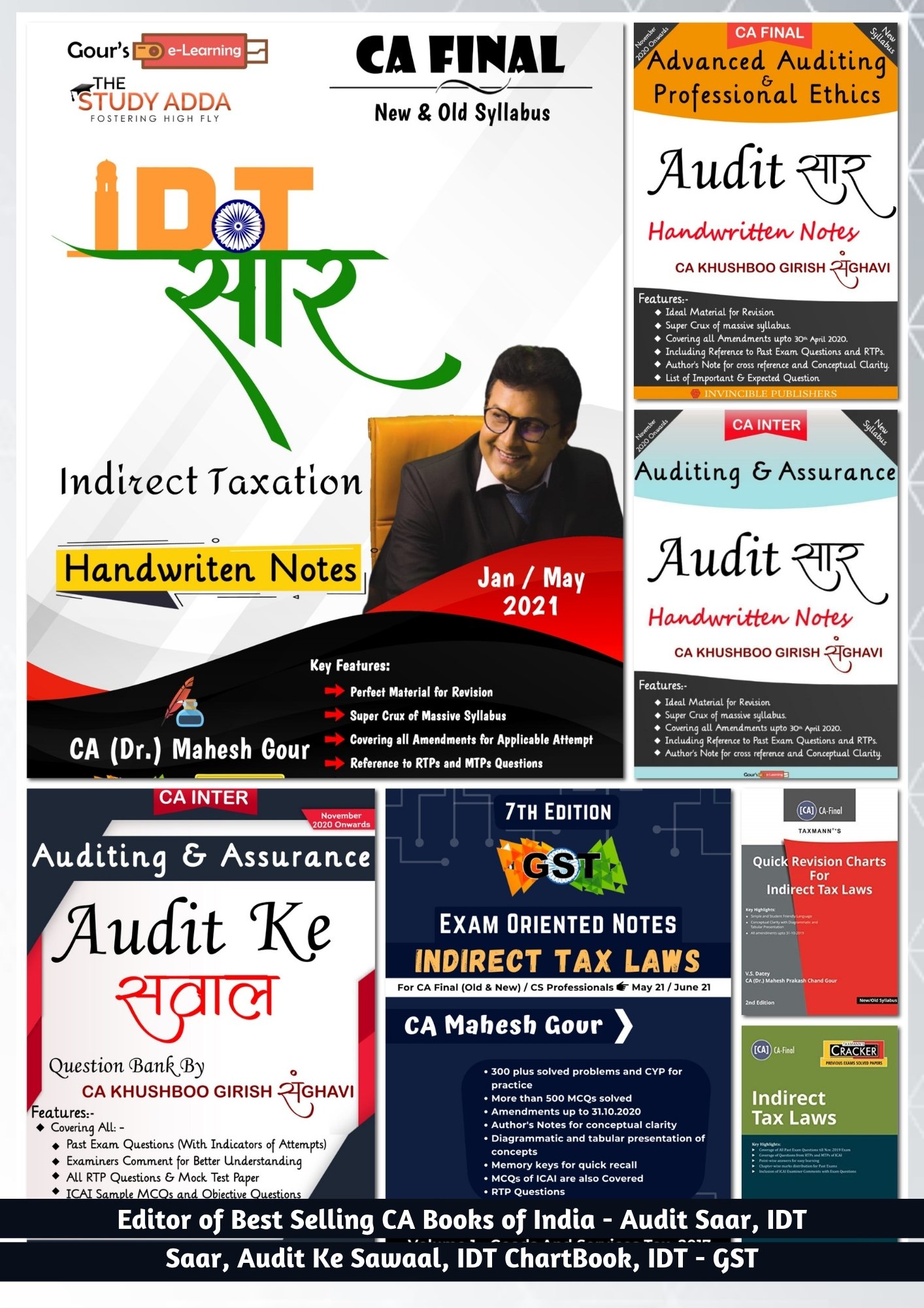 Sachin Pareek Contributed as Editor to Best-Selling CA Books in India
